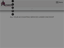 Tablet Screenshot of cbauthentix.com